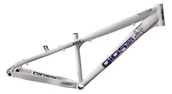 Quadro Bike Bicicleta BMX Wheeling Grau GIOS FRX 26X13,5 Cor: Branco / Roxo / Cinza