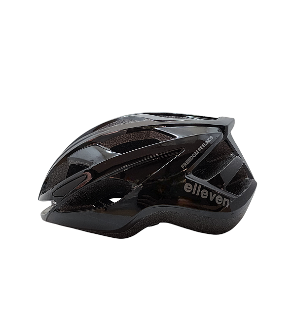 CAPACETE ELLEVEN MTB INMOLD RACE L 57-62 PRETO/CINZA