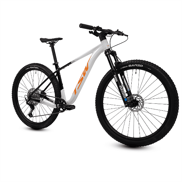 BICICLETA TSW YUKON 12V SR DEORE 29X17'' BRANCO/LARANJA (BIKERNAUTA)