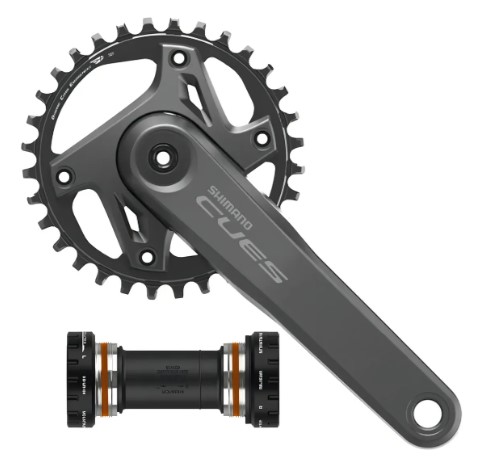 Pedivela Shimano Cues Fc-u6000 32d 9/10/11v C/ Central 170mm Cor Preto