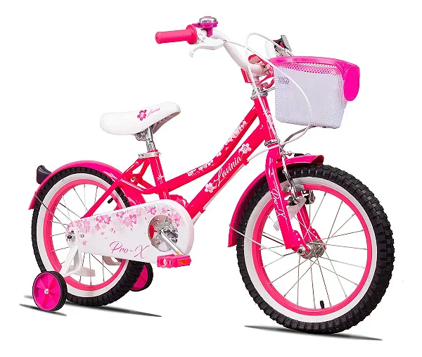 BICICLETA ARO 16 AÇO PRO-X LAVINIA ROSA
