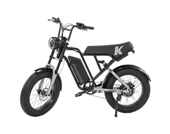 BICICLETA ELETRICA PRETA/PRATA 20 POLEGADAS 750W WINNER BATERIA 48V .LE-128