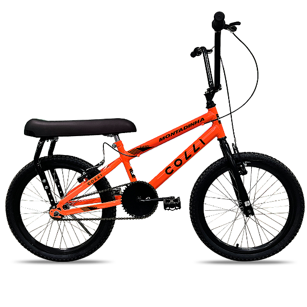 BICICLETA COLLI MONTADINHA ARO 20 S/M LARANJA NEON (BIKERNAUTA)