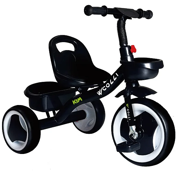 TRICICLO KIM C/ CESTINHA PRETO FOSCO (BIKERNAUTA)