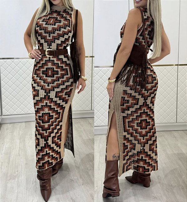 Vestido Dayane - Cobre