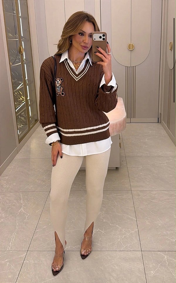 Tricot Urso Gola V