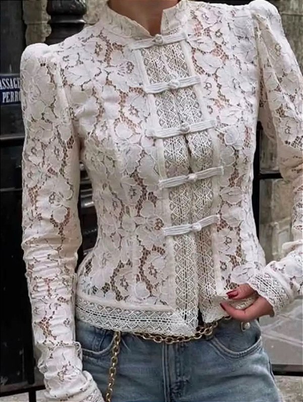 Blusa Renda Diana