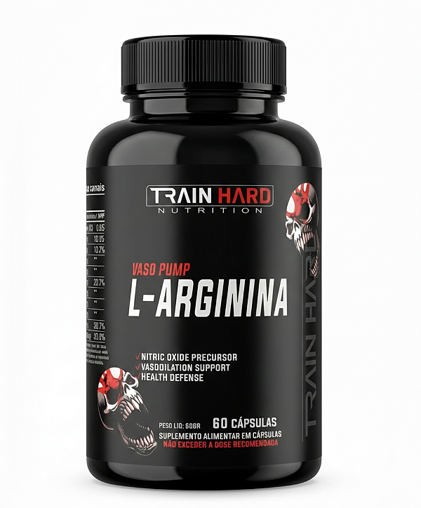 L-Arginina Vaso Pump 60 cápsulas - Volume Vascular + Nutritção Muscular