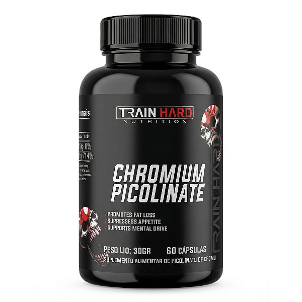 Picolinato de Cromo 60 Cápsulas: Controle de Apetite e Saciedade Alimentar