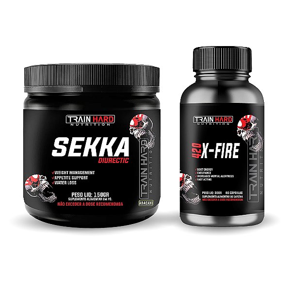 Combo X-Fire 420 Termogênico 60 cps + Sekka Diurectic 150g
