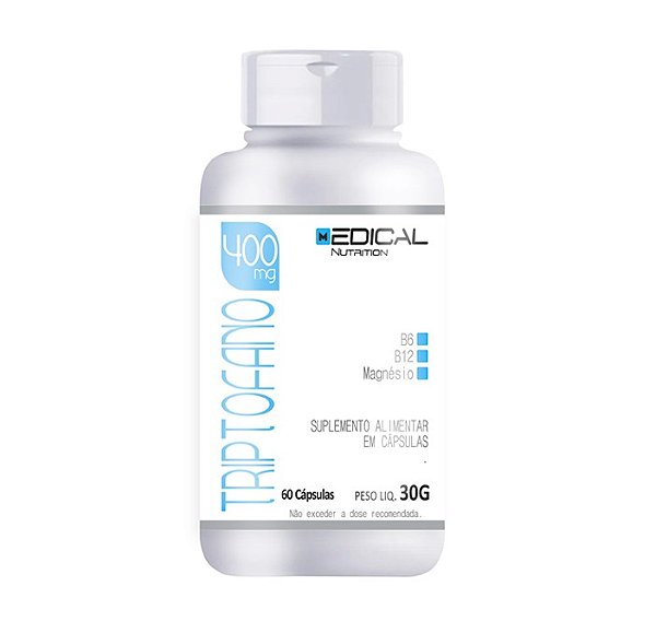 Triptofano 400Mg 60 Cps - Medical Nutrition