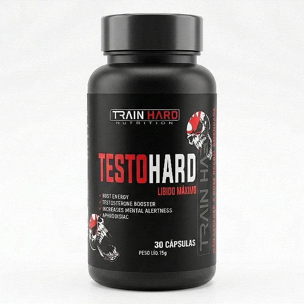 Testo Hard Vitalidade Masculina 30 Cápsulas – Energia, Disposição e Performance
