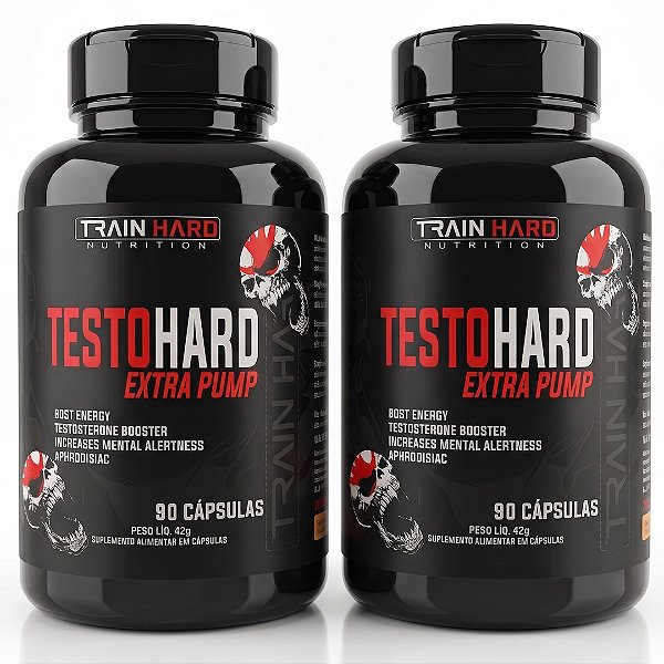Testo Hard Extra Pump, Vigor e Performance | Combo 60 e 90 Doses