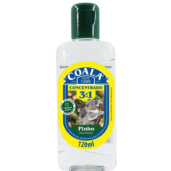 Desinfetante Concentrado 3em1 Pinho Coala 120ml
