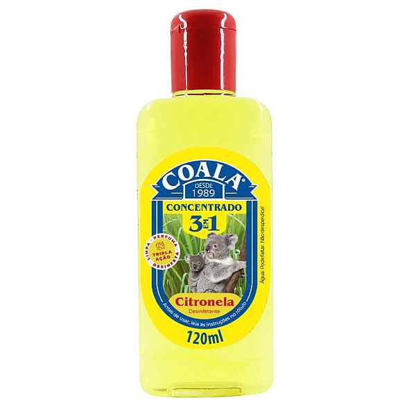Desinfetante Concentrado 3em1 Citronela Coala 120ml