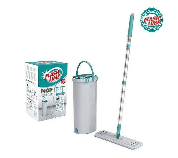 Mop Lava e Seca Fit Flash Limp