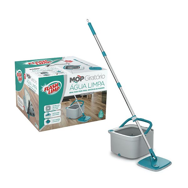 Mop Giratório Água Limpa Flash Limp