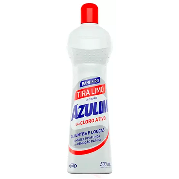Tira Limo Com Cloro Ativo Azulim 500ml