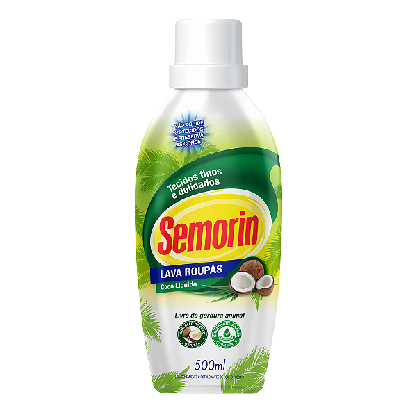 Lava Roupas Coco 500ml Semorin