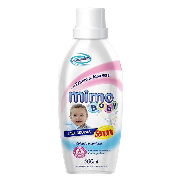 Lava Roupas Mimo Baby 500ml Semorin