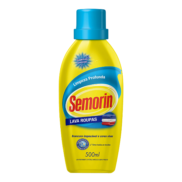 Lava Roupas Limpeza Profunda 500ml Semorin