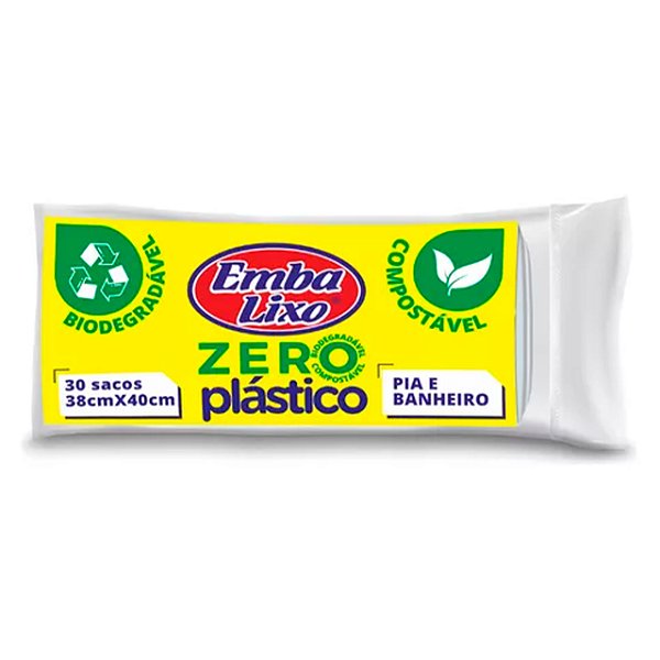 Saco de lixo Compostável 30 Unidades Embalixo