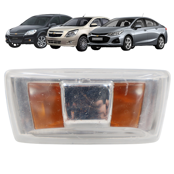 Lanterna Pisca Seta Lateral Vectra Cobalt Spin Sem Soquete Lado Esquerdo