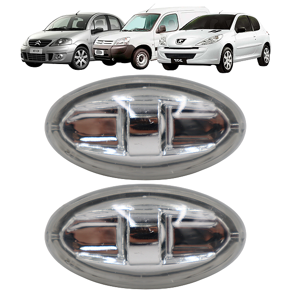 2 Lanterna Pisca Seta Lateral Sem Soquete Citroen C3 Berlingo Picasso Jumpy Jac Motors J2 J3 Peugeot 207 307