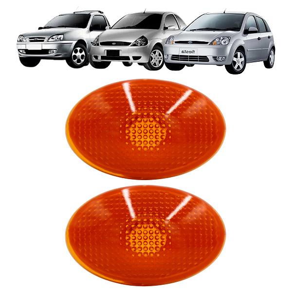 Par Lanterna Pisca Seta Lateral Ford Ka Fiesta Courier Âmbar