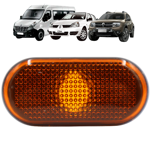 Lanterna Seta Pisca Lateral Âmbar Clio Duster Kangoo Master
