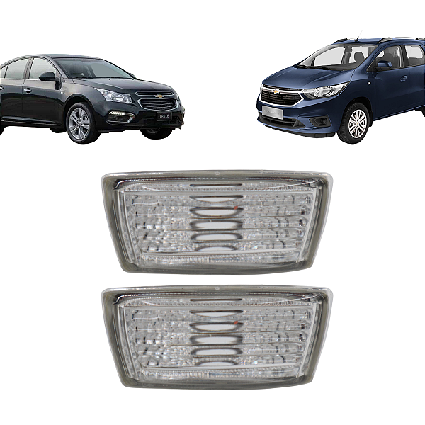 Par Lanterna Pisca Seta Lateral GM Cruze Spin Lado Direito Esquerdo