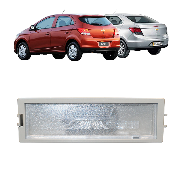 Lanterna Luz de Placa Onix Prisma 2013 2014 2015 2016 2017 2018 2019 Sem Soquete