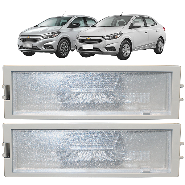 Par Lanterna de Placa Onix Prisma Sem Soquete