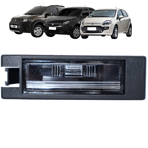 Lanterna Luz De Placa Uno Siena Punto Linea Idea Toro Doblo Palio Com Soquete