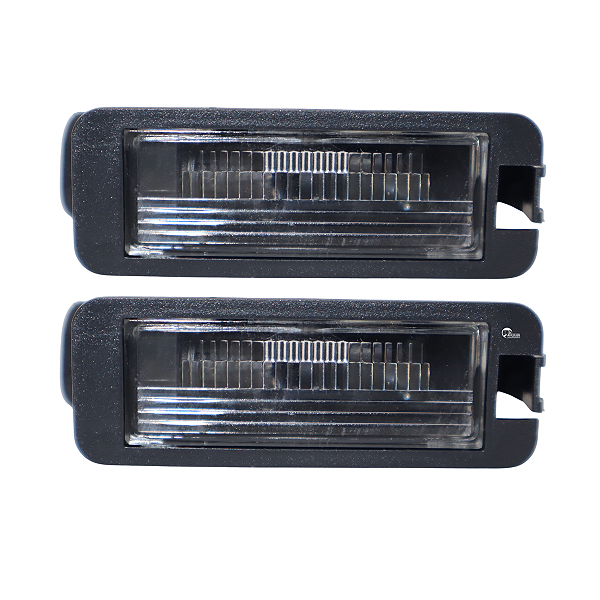 Par De Lanterna Luz De Placa Gol G6 Fox Saveiro G5 G6 G7 Com Soquete