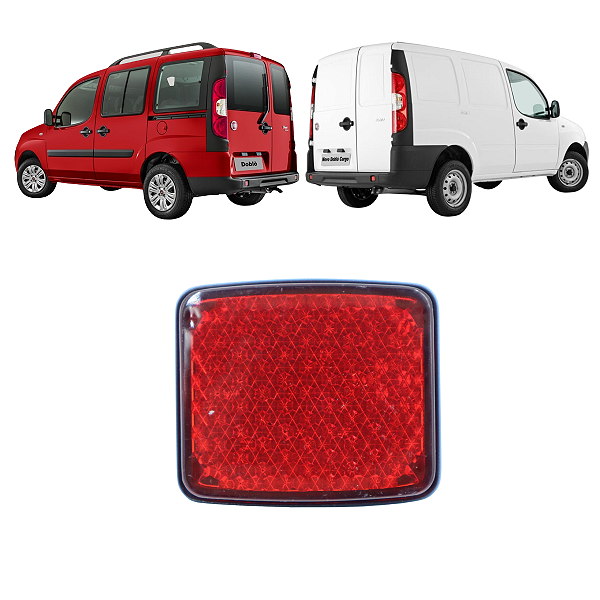 Refletor Olho De Gato Traseiro Doblo Cargo Doblo 2010 11 12 13 2014