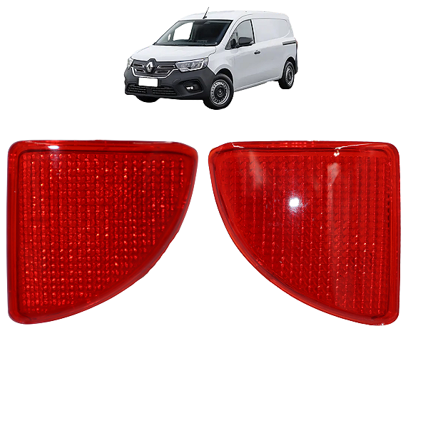 Par Refletor Olho Gato Parachoque Traseiro Kangoo (todos)