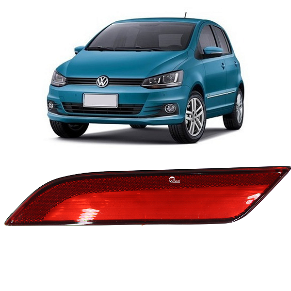 Refletor Olho De Gato do Parachoque Traseiro Fox 2015 2016 2017 2018 2019