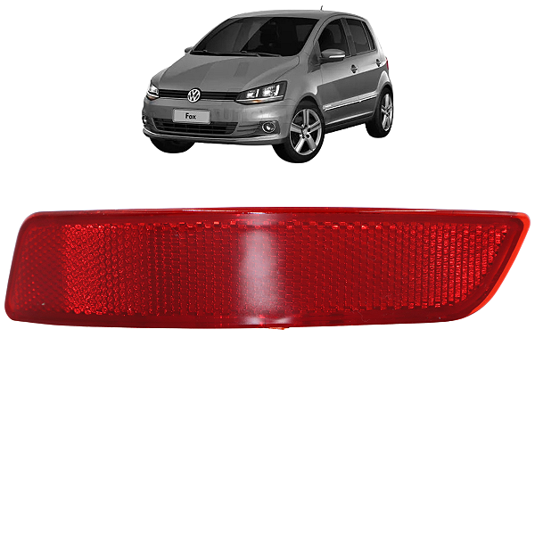 Refletor Olho De Gato do Parachoque Traseiro Fox 2015 2016 2017 2018 2019