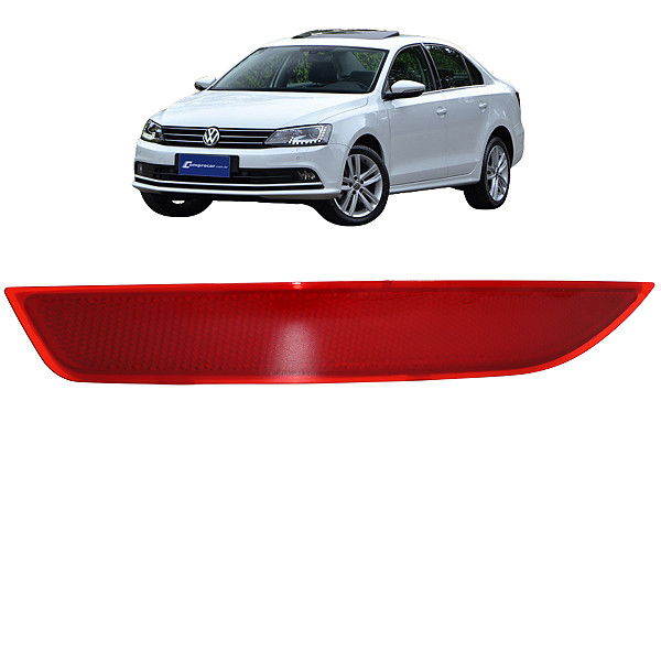 Refletor Olho Gato Parachoque Traseiro Jetta 2011 2012 2013 2014 2015