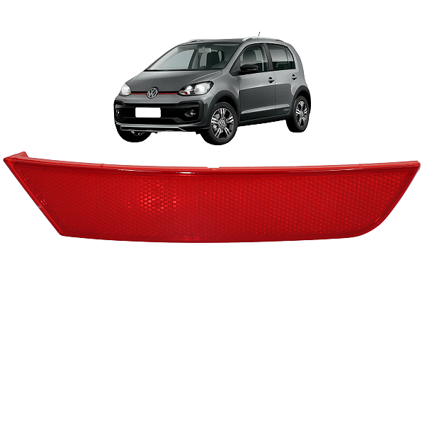 Refletor Olho De Gato Parachoque Traseiro Direito Vw Up 2018 2019 2020 2021