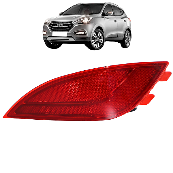 Refletor Olho De Gato Traseiro Hyundai Ix35 2010 A 2021 Esquerdo