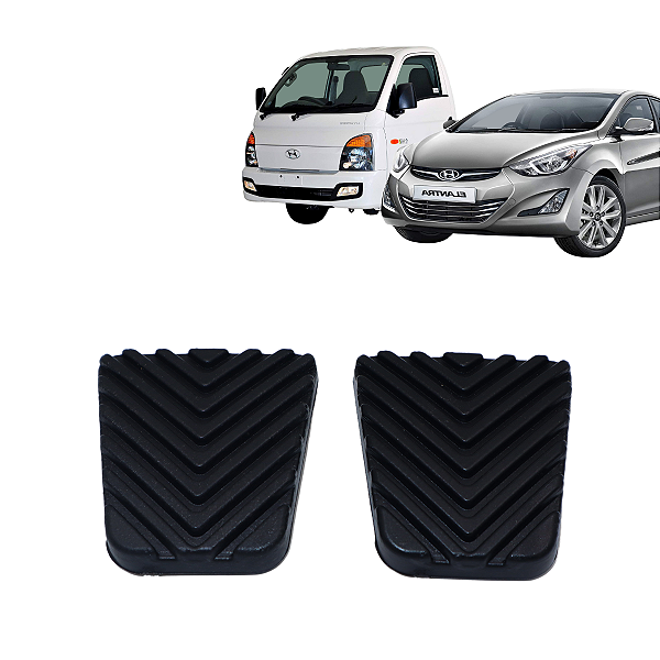 Kit Capa Borracha Do Pedal Freio Embreagem Hr Elantra