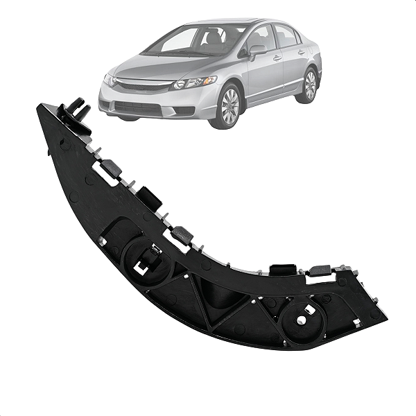 Guia Suporte Parachoque Dianteiro Direito New Civic 2007 2008 2009 2010 2011