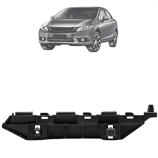 Guia Suporte Parachoque Dianteiro Direito Civic 2012 2013 2014 2015 2016