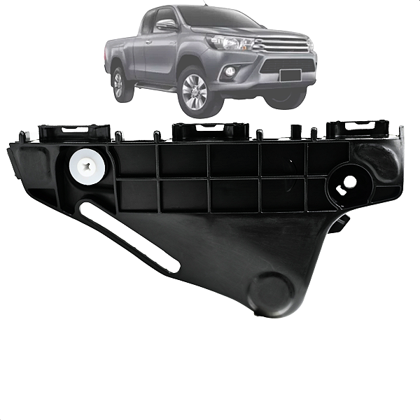 Suporte Guia Para-choque Dianteiro Direito Hilux 2016 2017 2018 2019 2020 2022 Cabine Simples