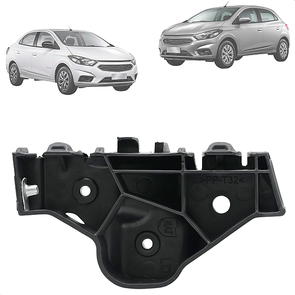 Guia Suporte Parachoque Dianteiro Direito Onix Prisma 2013 A 2016 Joy 2017 A 2019