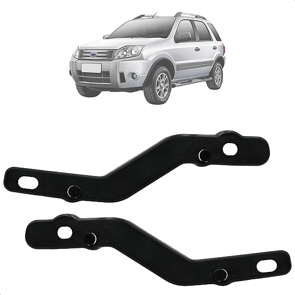 Par De Suporte Guia Do Parachoque Dianteiro Ecosport 2008 2009 2010 2011 2012