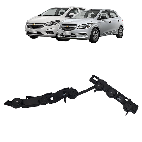 Guia Suporte Parachoque Traseiro Esquerdo Onix 2013 A 2016 Onix Joy 2017 A 2019