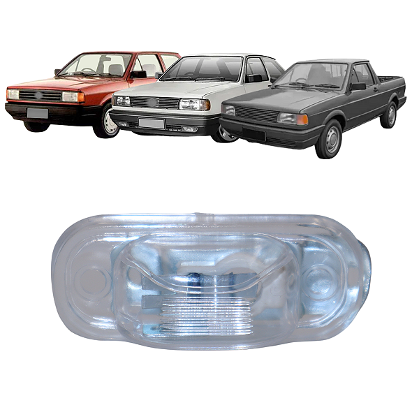 Lanterna Luz De Placa Vw Gol Parati Voyage Kombi Santana Saveiro
